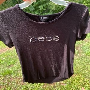 Black bebe shirt